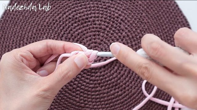 ? Из 1 ПЕТЛИ! Шикарная Коса крючком для шнура/ручки/лямки ☝? смотреть онлайн