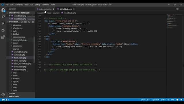 Laravel 6 Student Information System Part 7 (Course Insert & Modal Design) Part 1 Admin-Panel смотреть онлайн