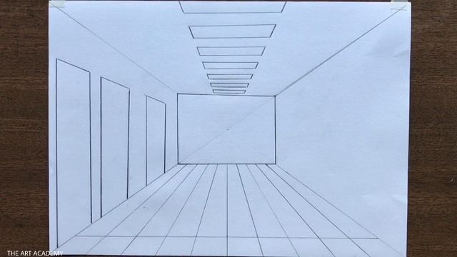 How to Draw using 1-Point Perspective: Classroom Drawing Step by Steps смотреть онлайн