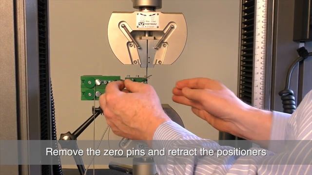 Extensometer for ASTM D412 elastomer tensile testing (Epsilon Technology - Model 3800) смотреть онлайн