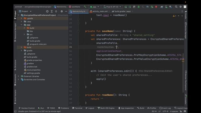 Encrypted SharedPreferences in Arabic смотреть онлайн