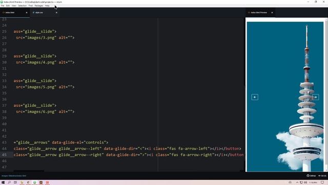 Images carousel with amazing effect Using Glide.js смотреть онлайн