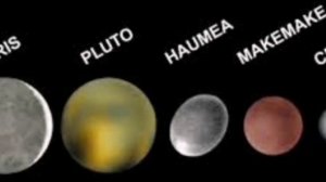 5 Dwarf Planets. '' Ceres Makemake haumea pluto eris''.