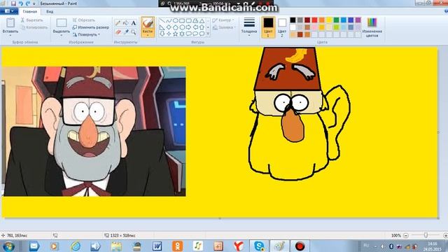 Рисуем персоонажей из Гравити Фолз #3 смотреть онлайн