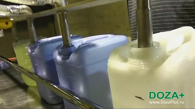 Четырёхканальный дозатор по расходу, наполнение канистр. смотреть онлайн