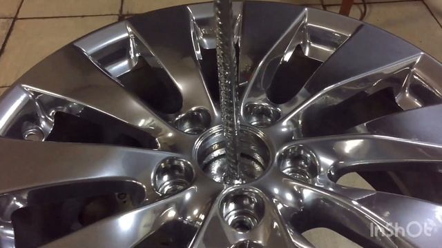 Хром на диски. Новый порошок, первый выкрас. смотреть онлайн