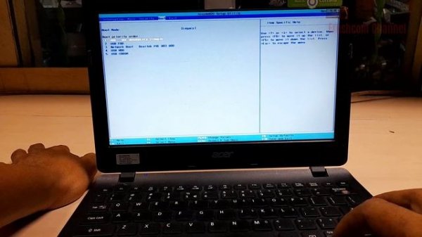 No bootable device Acer -- insert boot disk and press any key on Notebook Acer Windows 10, 8