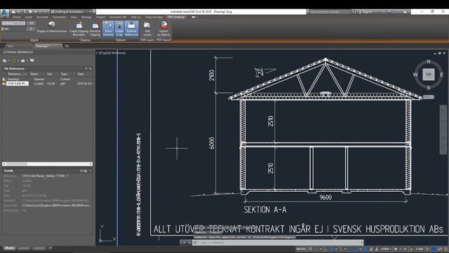 AutoCAD - Lägga in och skala PDF via XREF смотреть онлайн