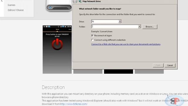How to map Android device as a network drive on Windows PC wirelessly смотреть онлайн