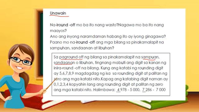 MATH 3 QUARTER 1 MODULE 4 PAGROUND OFF NG BILANG SA PINAKAMALAPIT NA SAMPUAN, SANDAANAN AT LIBUHAN смотреть онлайн