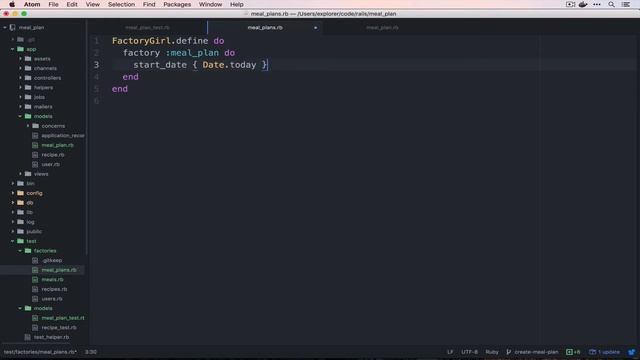 Learn Ruby on Rails - Part 5 - Meal Planning смотреть онлайн