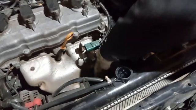 Замена термостата Nissan Almera N16 + антифриз смотреть онлайн