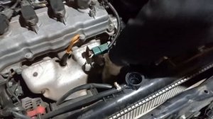 Замена термостата Nissan Almera N16 + антифриз