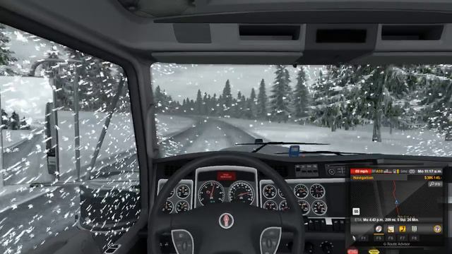 [RU] ATS - Dalton And Elliot Hwy Extreme Map (Winter), Часть 1