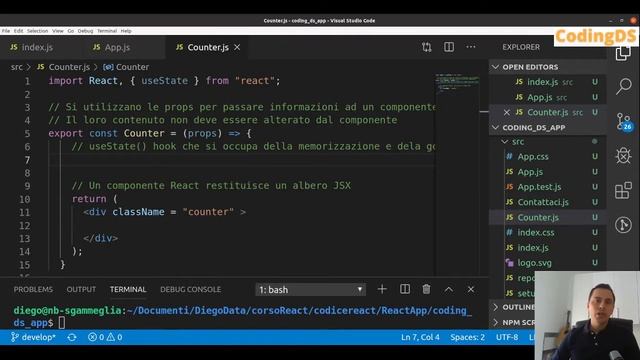 React - Installazione e Sviluppo di una Semplice Web App [ ITA ] смотреть онлайн