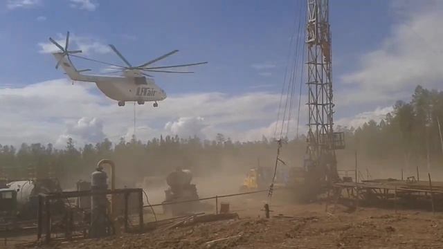 Ми-26 летающий кран в тайге смотреть онлайн