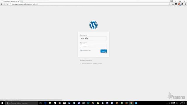 PSG - Logging in to Wordpress смотреть онлайн