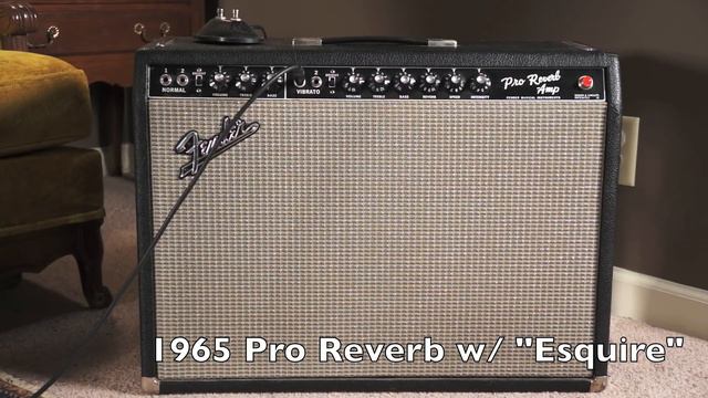 1965 Fender Pro Reverb Blackface смотреть онлайн