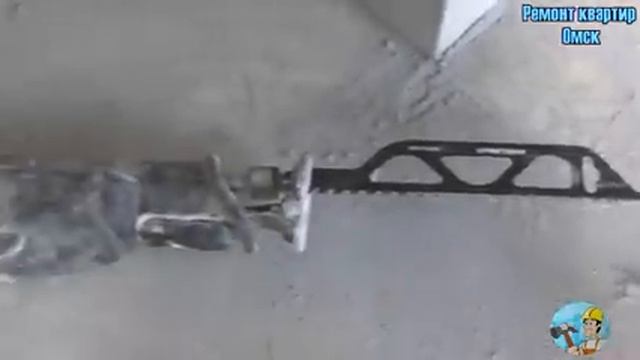 Стены из газобетона на клей пену. Ремонт квартир Омск. смотреть онлайн