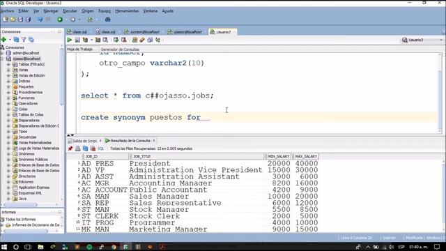 Oracle Academy Programación con SQL 17 2 Creación y revocación de privilegios de objeto смотреть онлайн