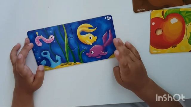 [Учимся собирать пазл с одного года Раннее развитие Развивающие игры]