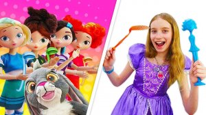 Сказочный Патруль и Принцесса София устроили КУЛИНАРНЫЙ БАТТЛ — Игры с Плей До для детей| @GullGirl