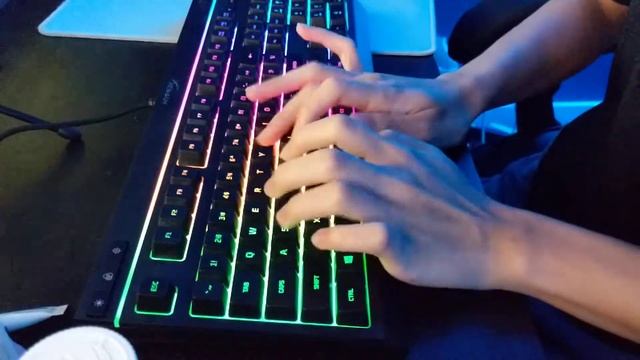 HyperX Alloy Core RGB Sound Test (Rubber Dome)