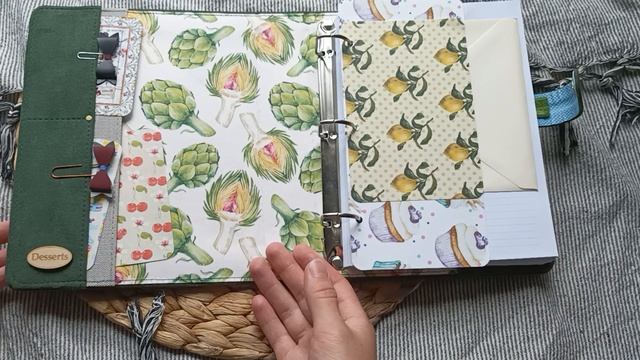 Обзор кулинарной книги / скрапбукинг / Cookbook / Recipe / Scrapbooking