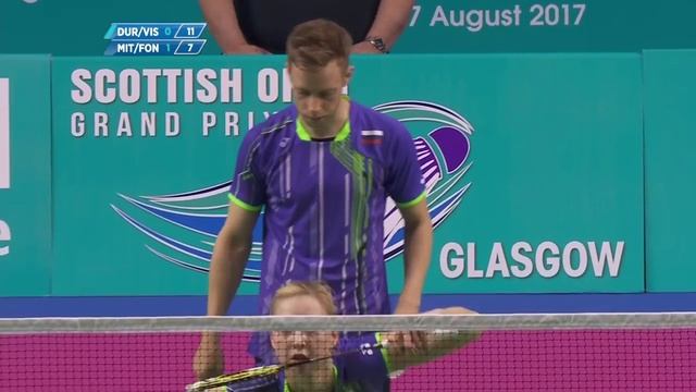 Badminton - Durkin / Vislova Vs Mittelheisser / Fontaine (XD, SF) - Scottish Open 2015