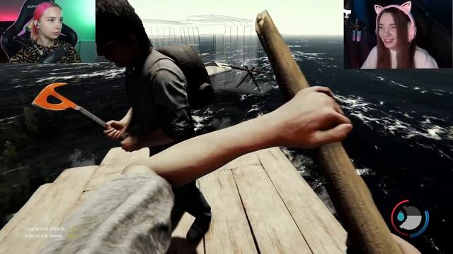 МУТАНТЫ ПРИШЛИ из ЛЕСА! СТРОИМ ДОМ на ВОДЕ► The FOREST #5 смотреть онлайн