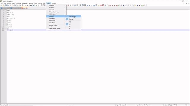 Notepad++ Gcode plugin смотреть онлайн