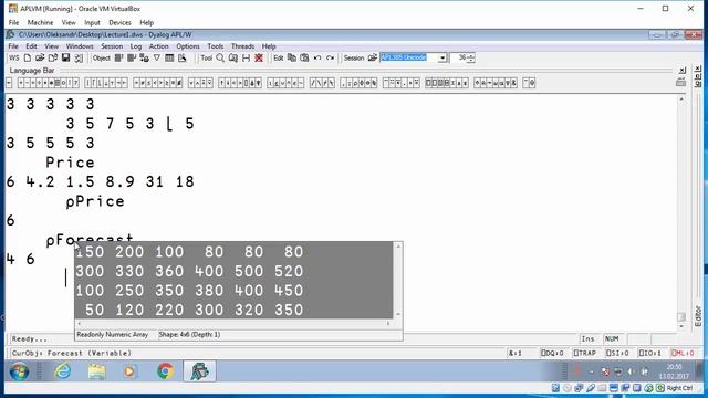 Знайомство з мовою програмування APL смотреть онлайн
