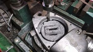 Сверлильный станок 2М112 и фрезерование детали