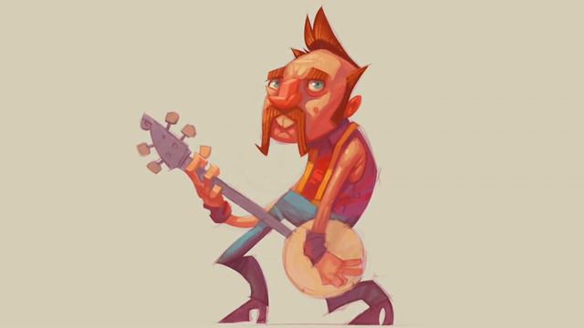 Banjo Rockstar - made with Procreate смотреть онлайн