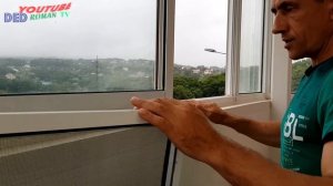 Установка москитной сетки на балкон