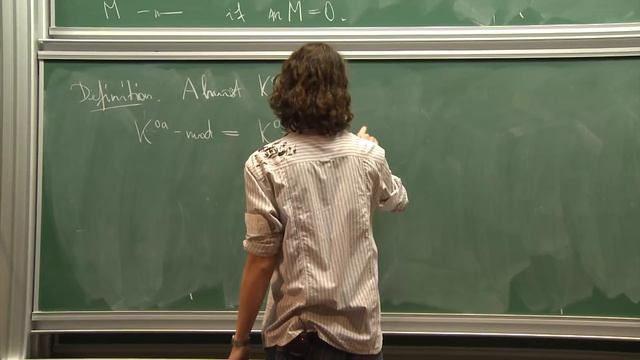 Peter SCHOLZE (oct 2011) - 2/6 Perfectoid Spaces and the Weight-Monodromy Conjecture смотреть онлайн
