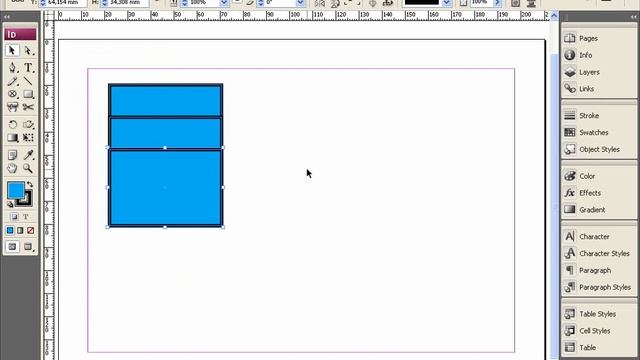 Копирование и дублирование объектов в Adobe InDesign