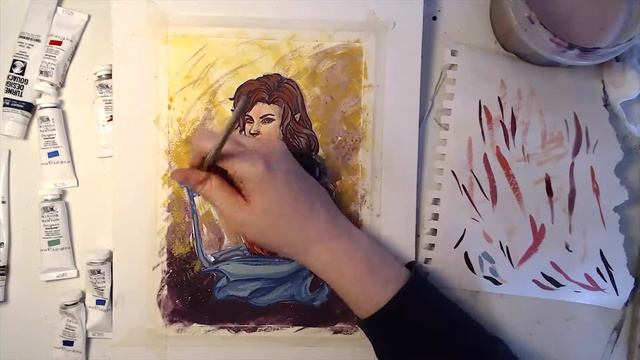 Portrait Painting WIP - Bard смотреть онлайн