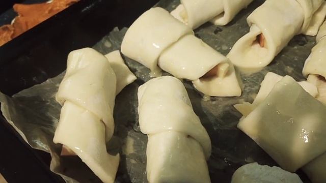 Пальчики из слоёного бездрожжевого теста!)?Первый раз готовлю ТАК! ПОЛУЧИЛОСЬ ВКУСНО!!!????