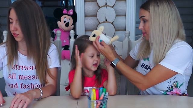 3 МАРКЕРА Челлендж! Карандаши ГИГАНТЫ или Шоколадные карандаши! У кого какие? 3 Marker Challenge смотреть онлайн