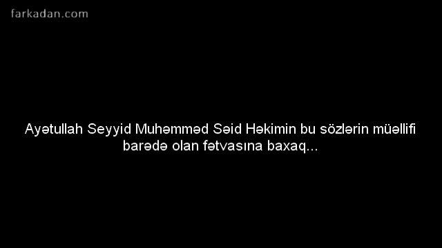 Ayətullah Seyyid Həkimin fətvasına əsasən Xamenei cahildir смотреть онлайн