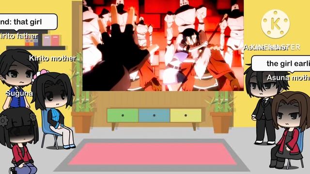 Kirito And Asuna Family React To Kirito And Asuna//Gacha Club React//SAO//part1//RaidenX Gaming