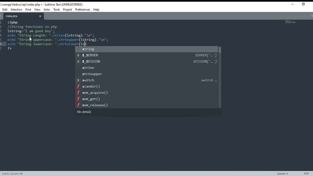 String Functions In Php смотреть онлайн