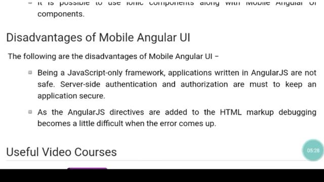 mobile angular ui смотреть онлайн