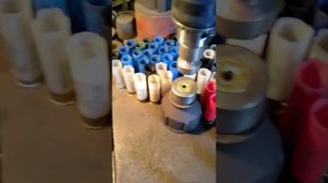 Обжимка донца гильзы