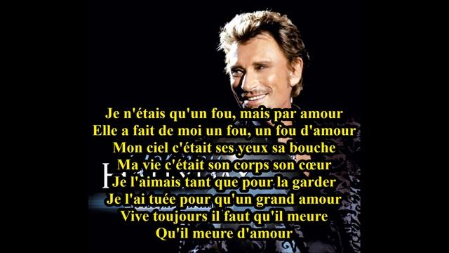 Requiem pour un fou Johnny Hallyday + paroles смотреть онлайн