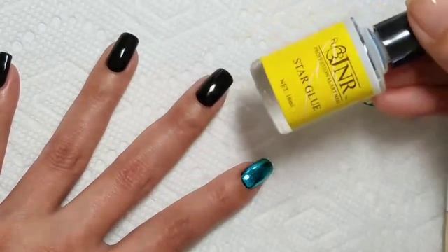 Nail foil glue comparison and tutorial смотреть онлайн