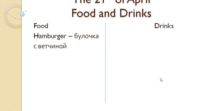 Food and Drinks 7 cl Roma смотреть онлайн