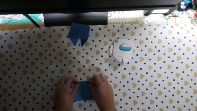 Амонг ас фигурка из бумаги 🙂 смотреть онлайн