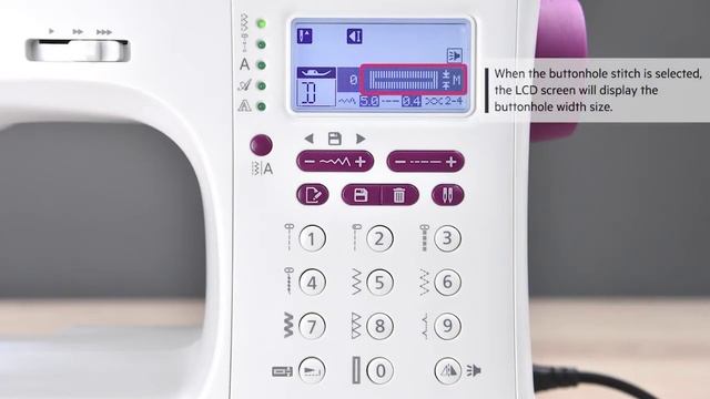 NECCHI Creator Series C360 Tutorial-Electronic Buttonhole Foot